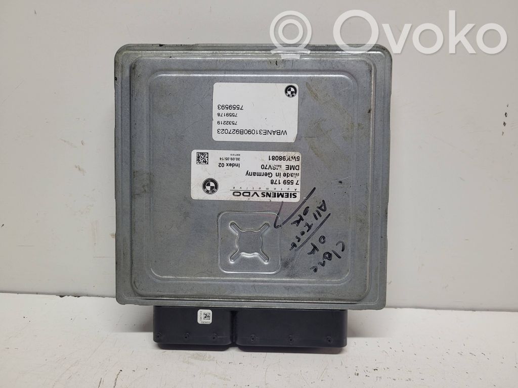 Sterownik / Moduł ECU   7559178,7532219,5WK98081