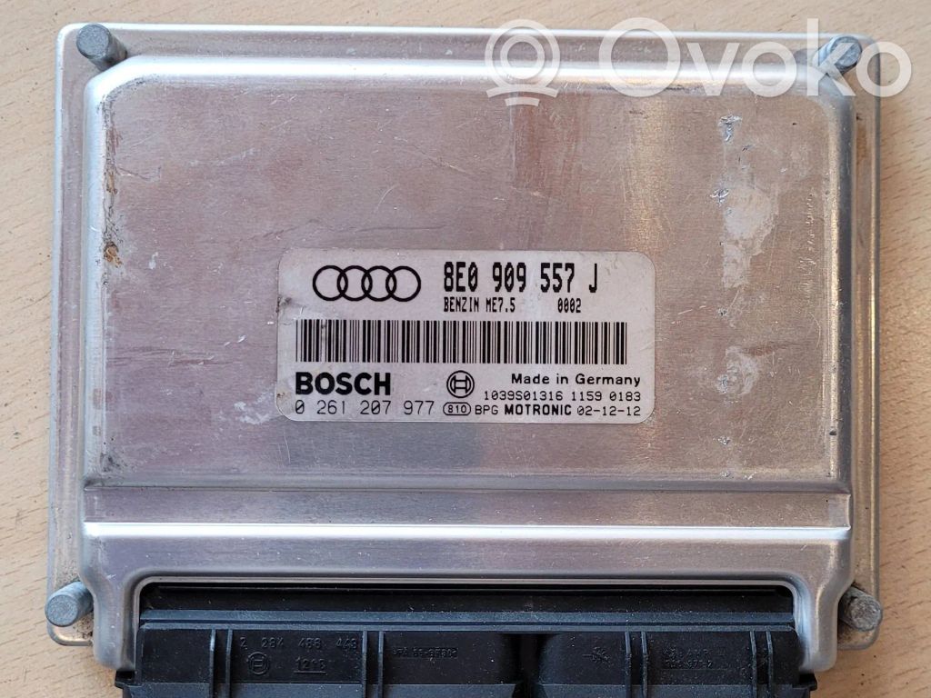 Moottorin ohjainlaite/moduuli   8E0909557J,1039S01316,0261207977