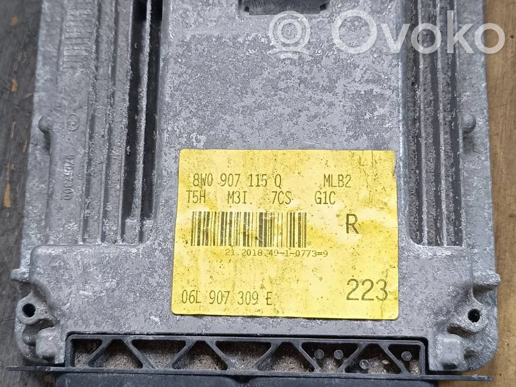 Engine control unit/module   06L907309E,8W0907115Q,20184910773