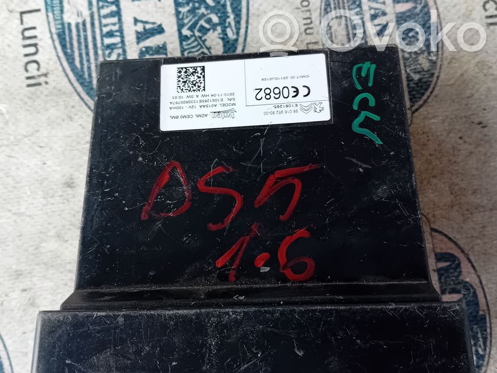 Engine control unit/module   9801695280,9801695280