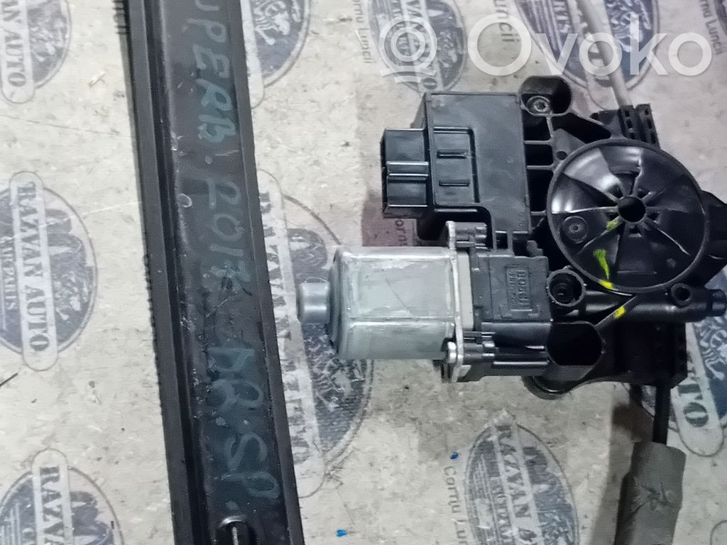 Skoda Superb B6 (3T) Rear door window regulator with motor 
