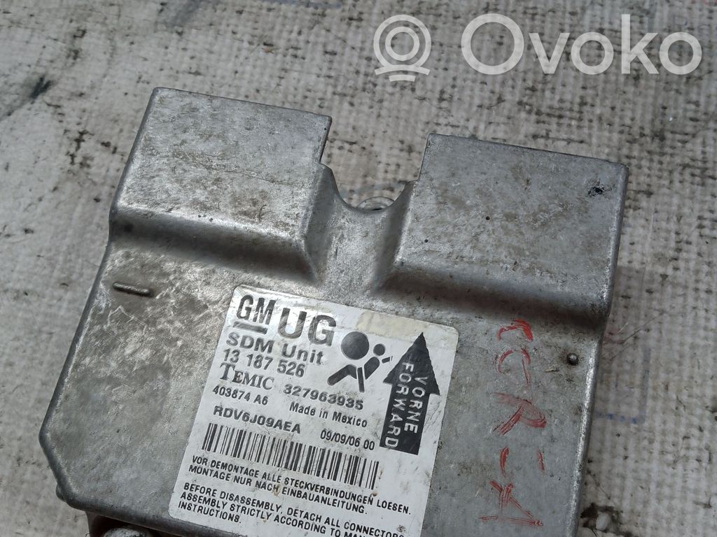 Airbag control unit/module   13187526,13187526,25400