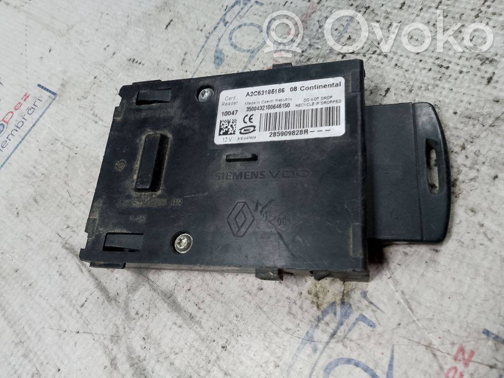 Tarjeta/llave de arranque   285909828R,285909828R