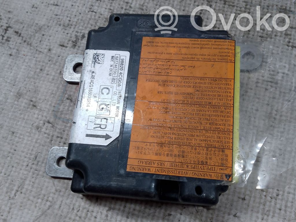 Nissan X-Trail T30 Sterownik / Moduł Airbag 