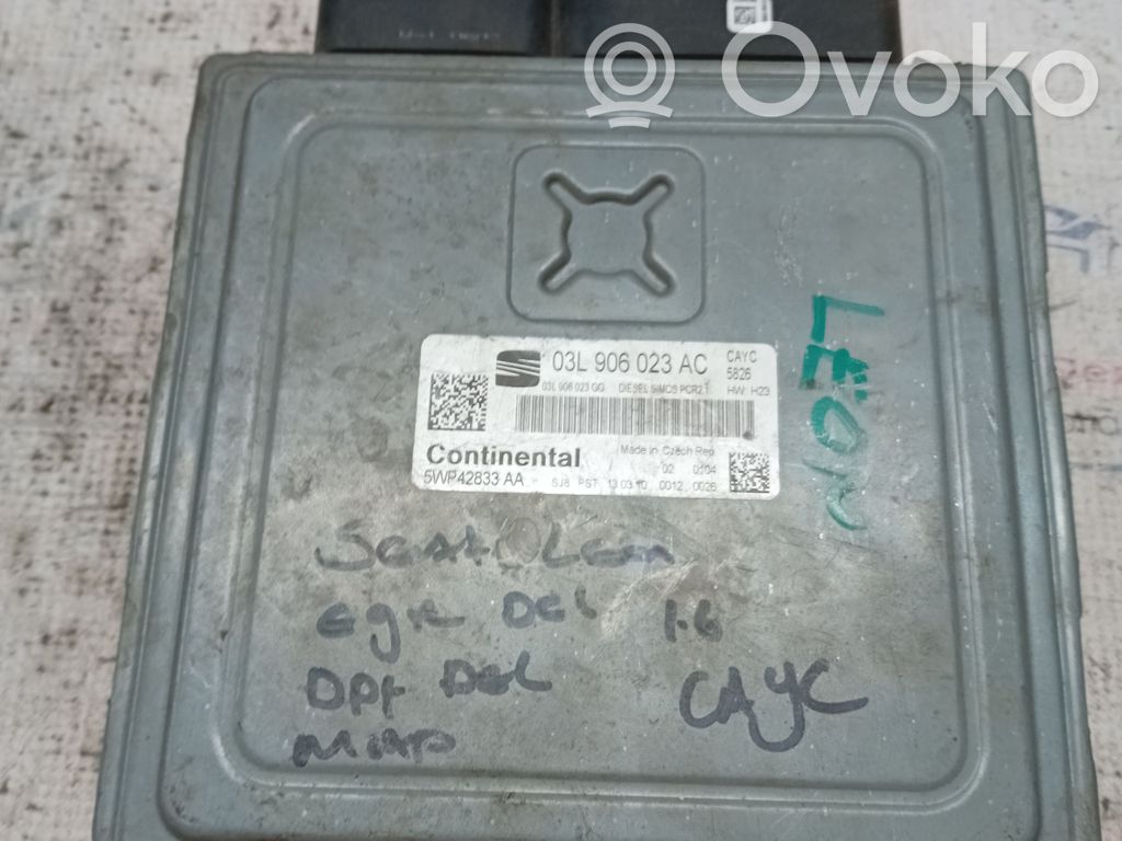 Engine control unit/module   03L906023AC,03L906023AC