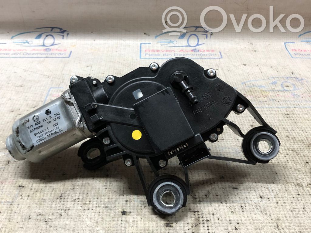 Skoda Yeti (5L) Motor del limpiaparabrisas trasero 