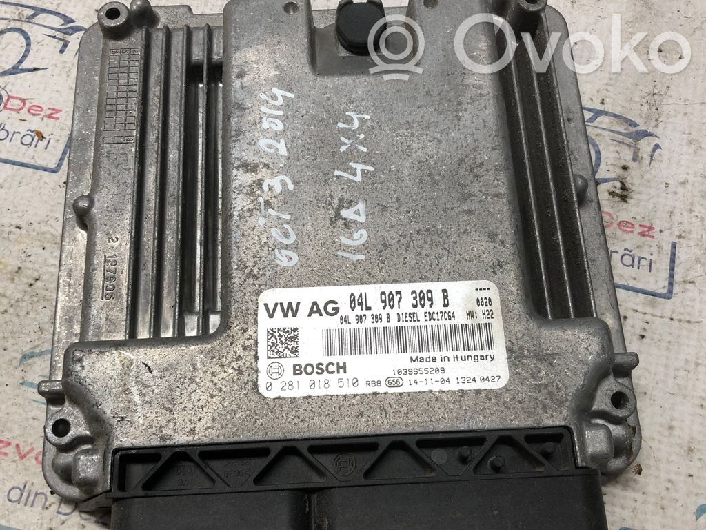 Engine control unit/module   04L907309B,04L907309B,70161