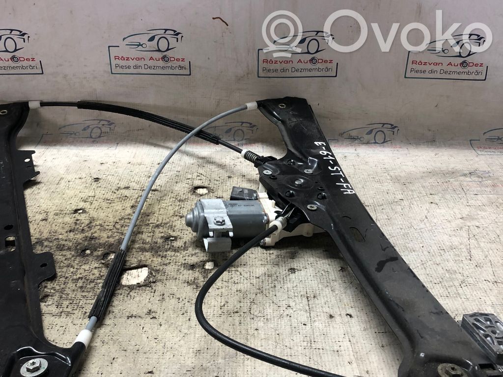 Front door window regulator with motor   52099