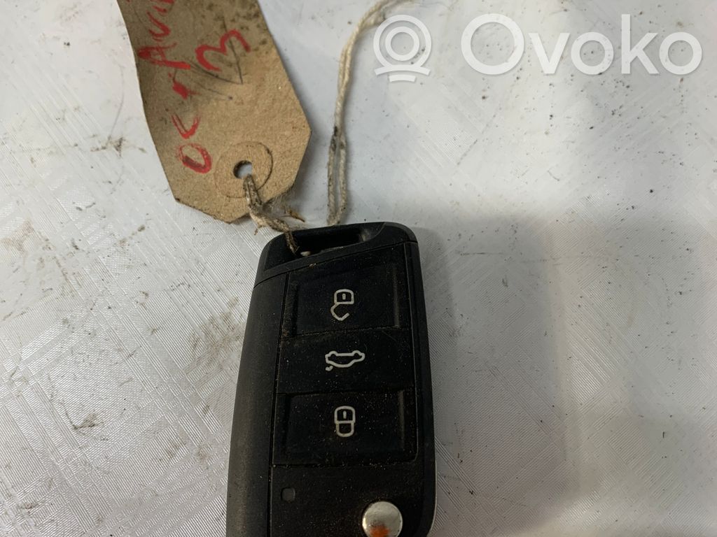 Skoda Octavia Mk3 (5E) Virta-avain/kortti 