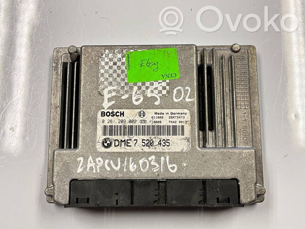 BMW 7 E65 E66 Engine control unit/module 