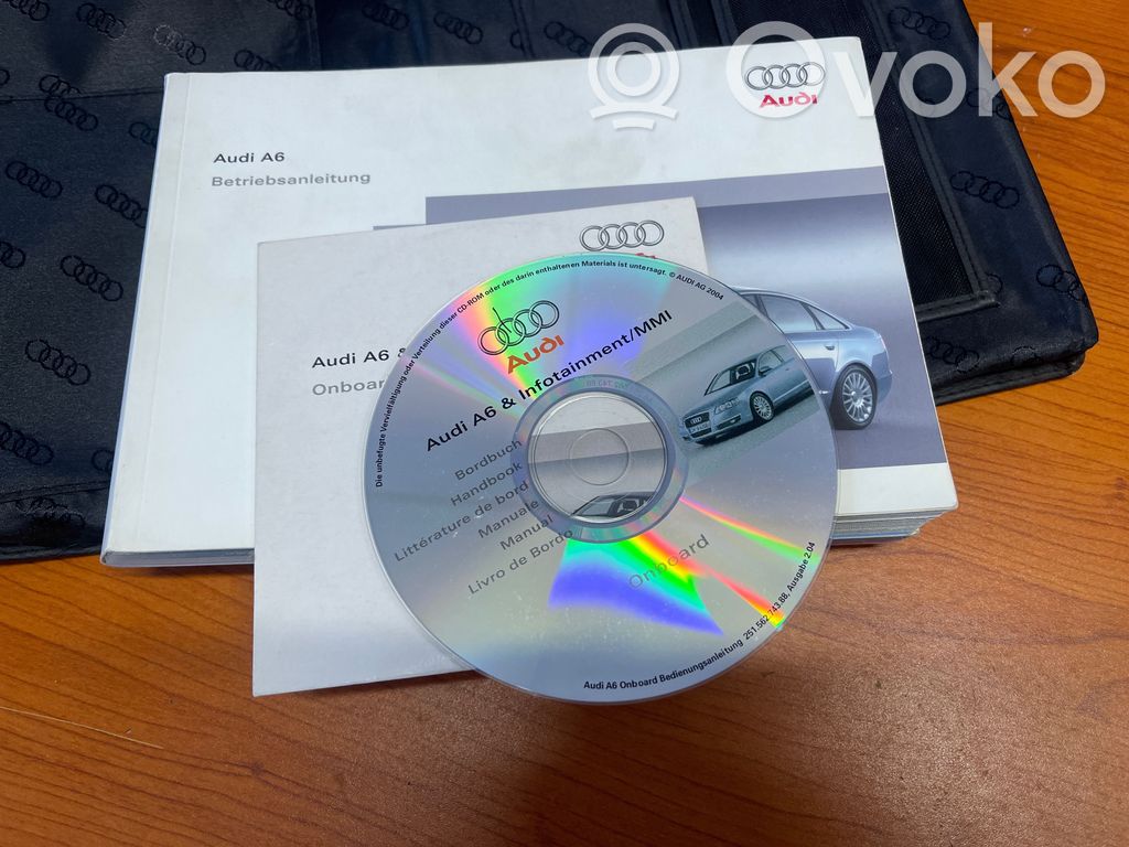 Audi A6 S6 C6 4F Serviso knygelė 