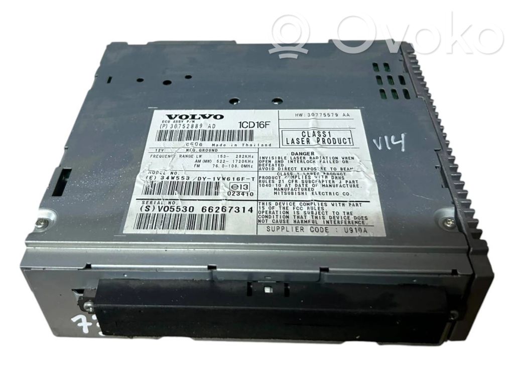 Volvo V50 Radio / CD/DVD atskaņotājs / navigācija 