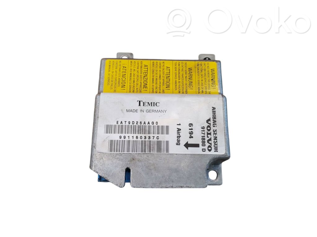Volvo S70  V70  V70 XC Sterownik / Moduł Airbag 