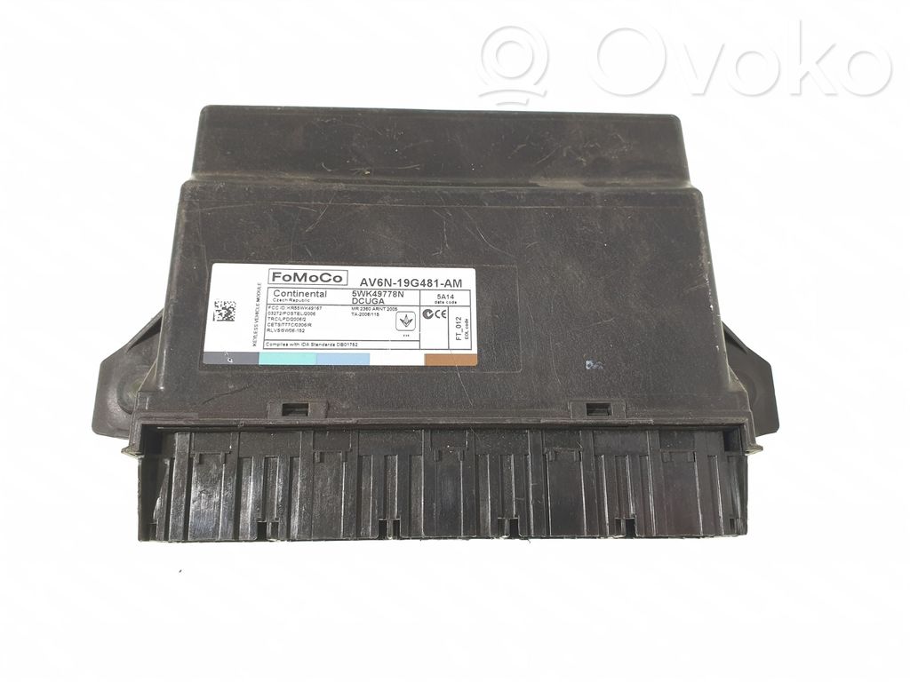 Module confort   AV6N19G481AM,5WK49778N