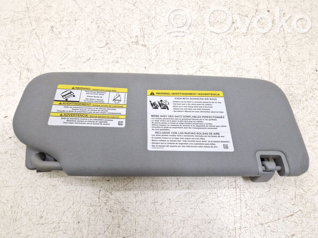 Sun visor   BU5A00014,BU5A00014DA,BU5A19G346,BU5A19G346AB