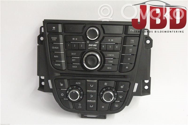 Opel Astra J Climate control unit 
