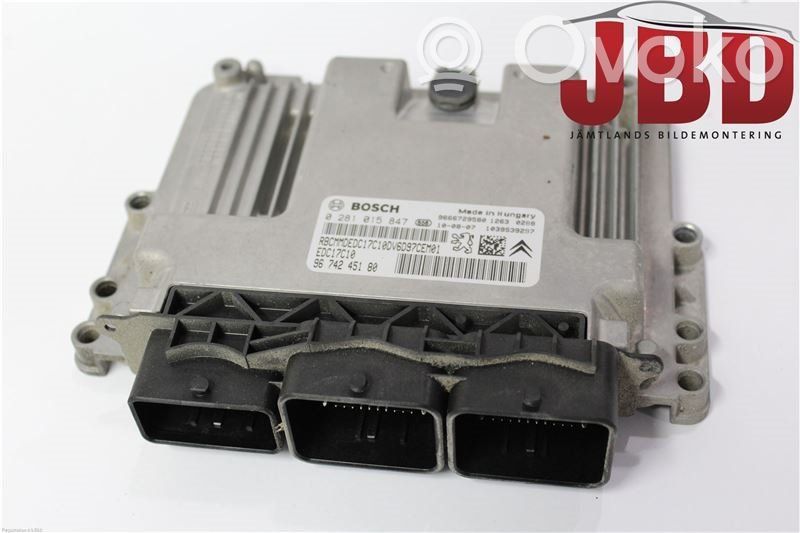 Unité de commande / module d'injection   1944J9,0281015847,9674245180