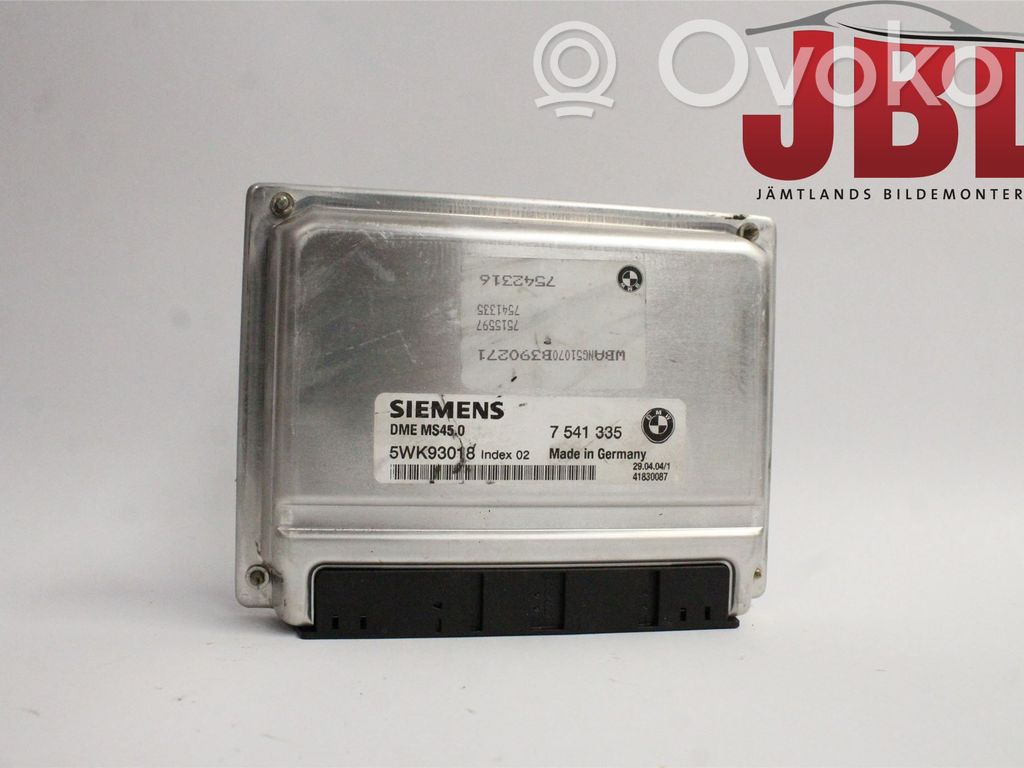 BMW 5 E60 E61 Injection control unit/module 
