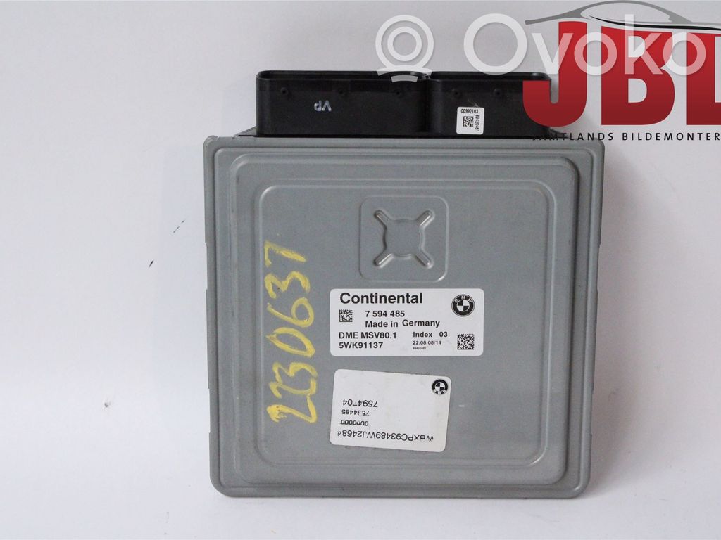 BMW X3 E83 Injection control unit/module 