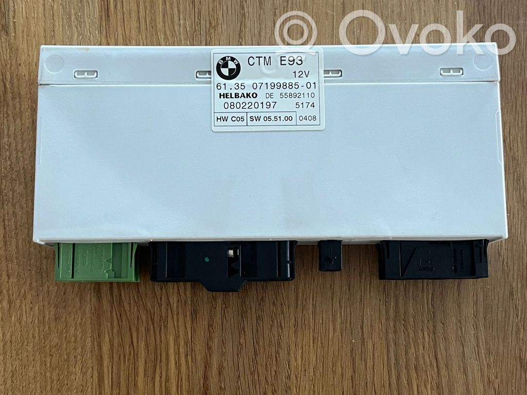 BMW 3 E92 E93 Sunroof control unit/module 