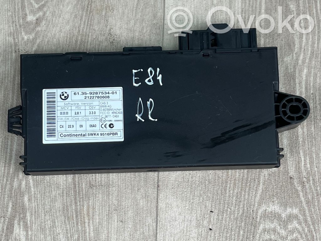 BMW X1 E84 CAS control unit/module 