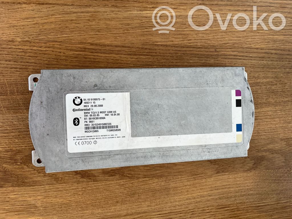 BMW 3 E92 E93 Moduł / Sterownik Bluetooth 