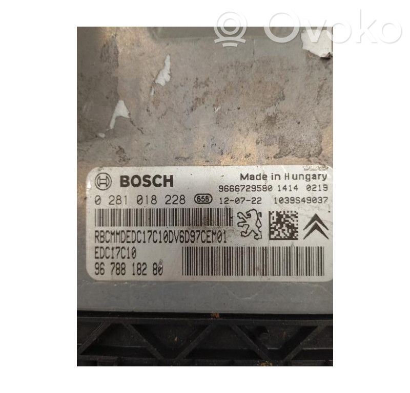 Citroen Berlingo Engine control unit/module 