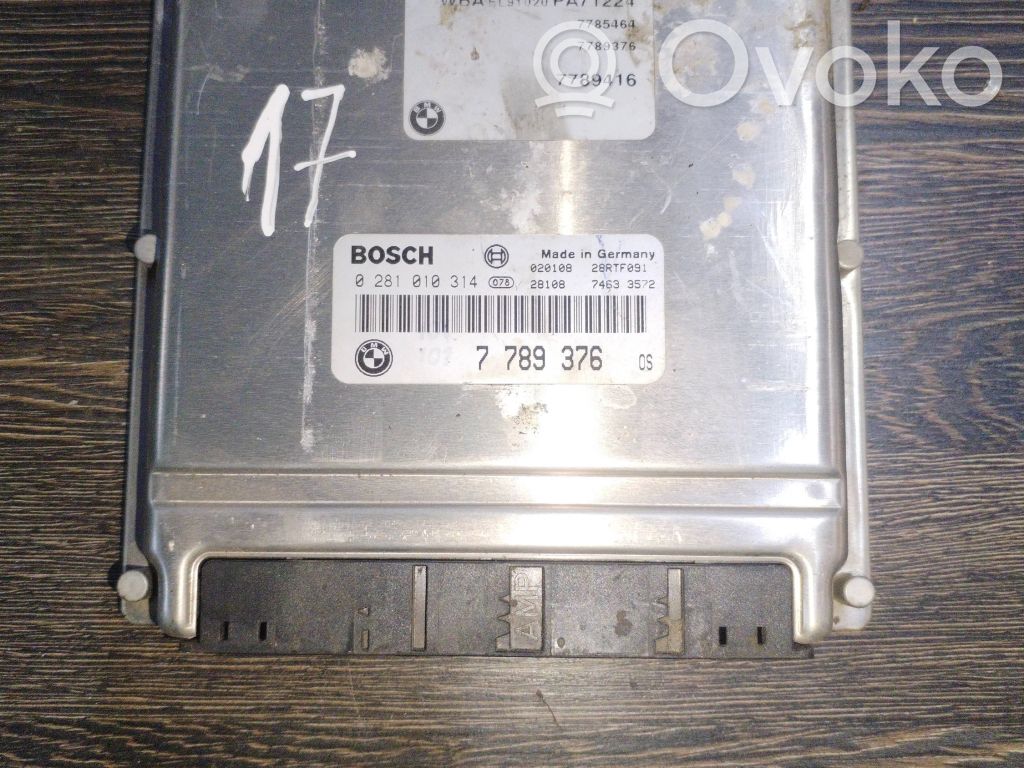 Engine control unit/module   7789376,0281010314,7789416