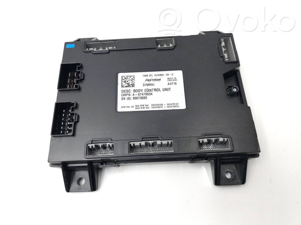 Tesla Model S Other control units/modules 