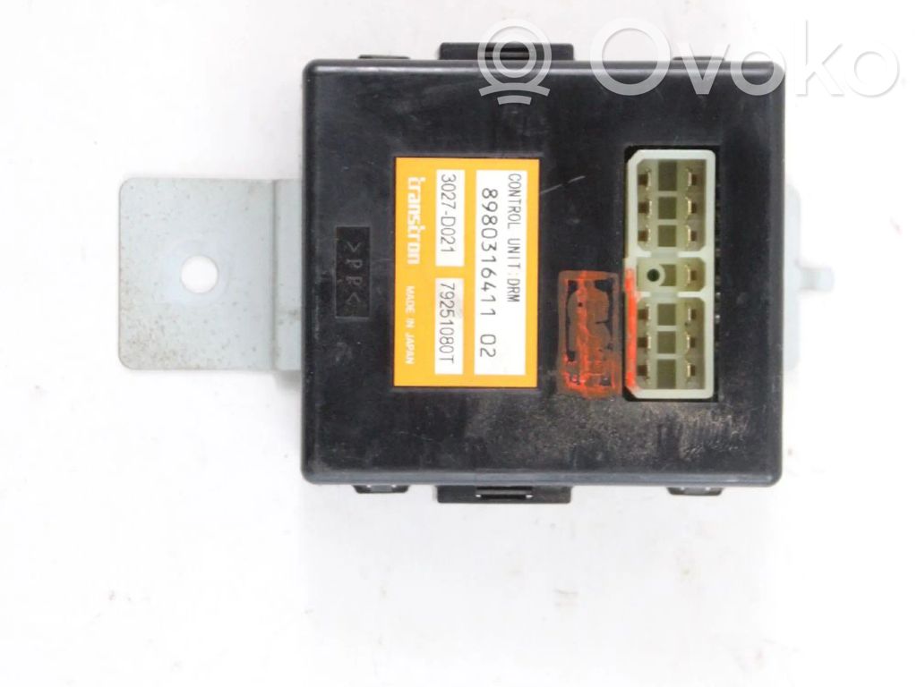 Central console control unit   8980316411,8980316411,8980316411