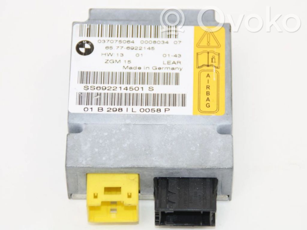 BMW 7 E65 E66 Airbag control unit/module 