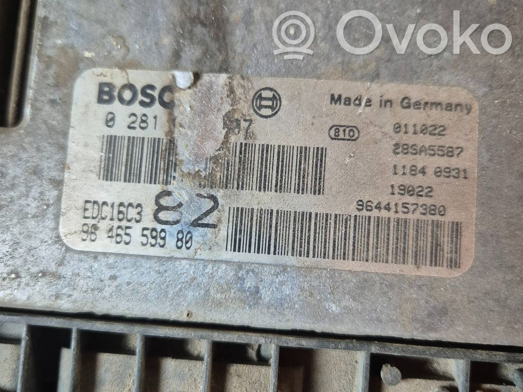 Peugeot 206 Engine control unit/module 