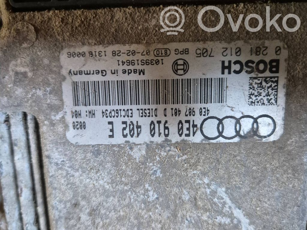 Audi A8 S8 D3 4E Engine control unit/module 