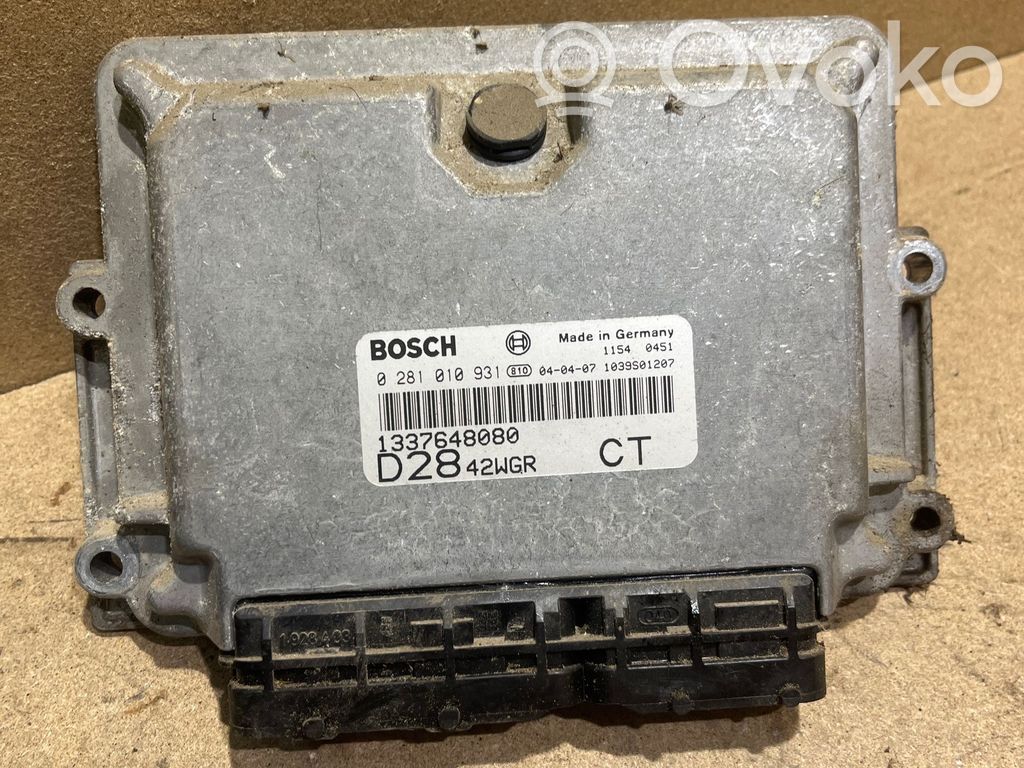 Peugeot Boxer Engine control unit/module 
