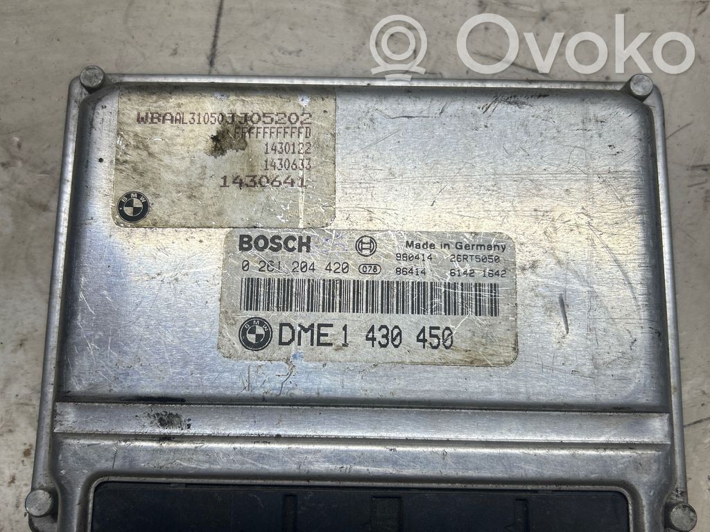 BMW 3 E46 Engine control unit/module 
