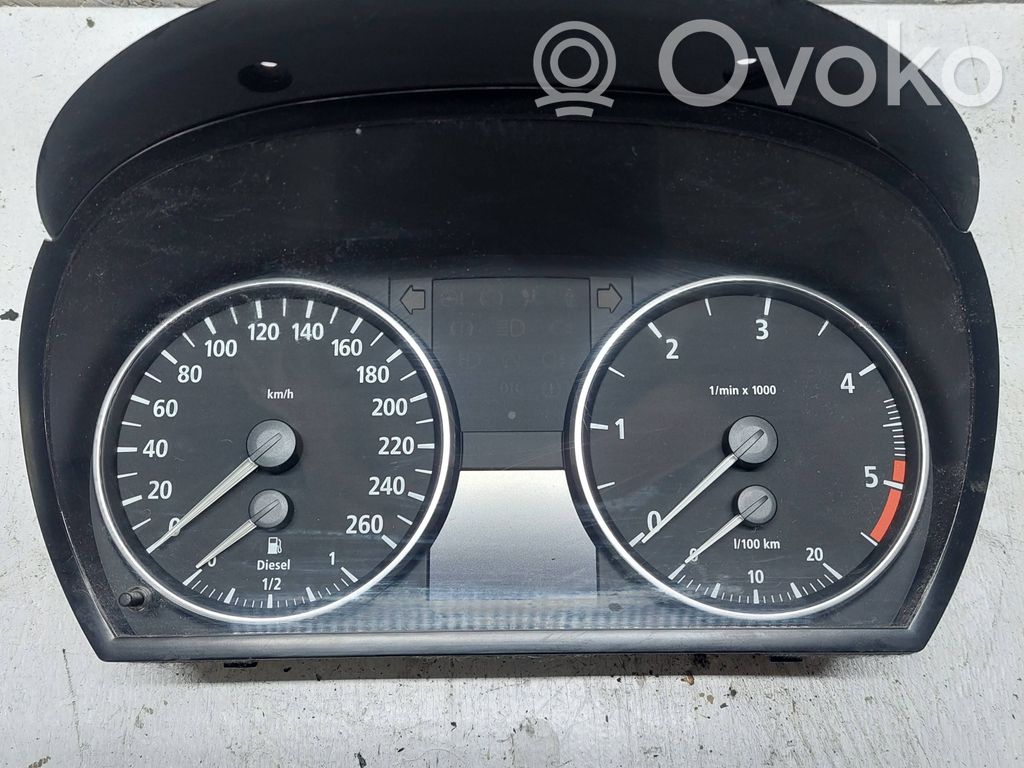 BMW 3 E90 E91 Speedometer (instrument cluster) 