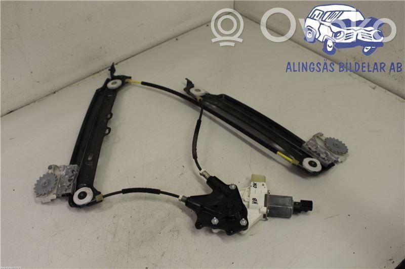 BMW 3 F30 F35 F31 Regulador de puerta trasera con motor 
