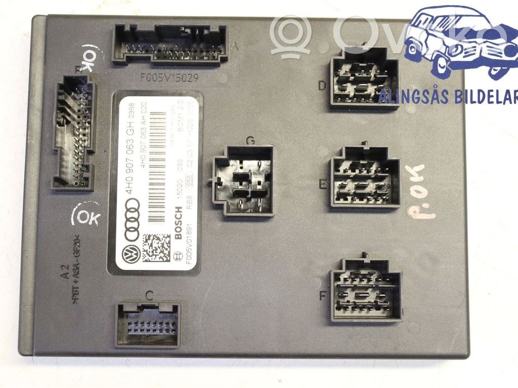 Audi A6 S6 C7 4G Module confort 