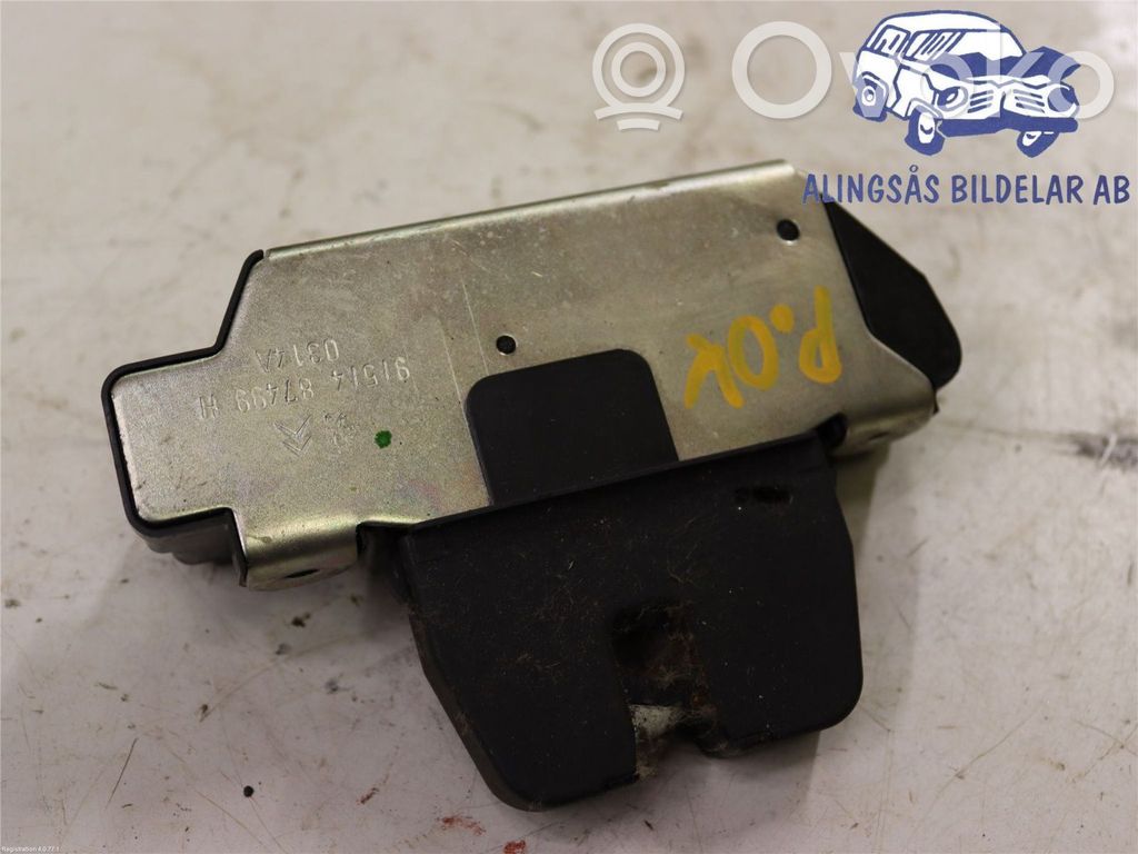 Peugeot 2008 I Zamek klapy tylnej / bagażnika 