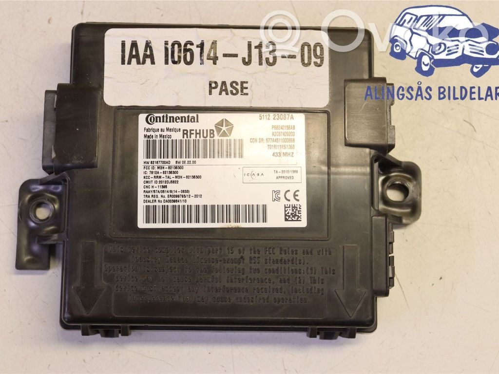 Jeep Grand Cherokee Unitate/modul de control fără cheie (KESSY) 