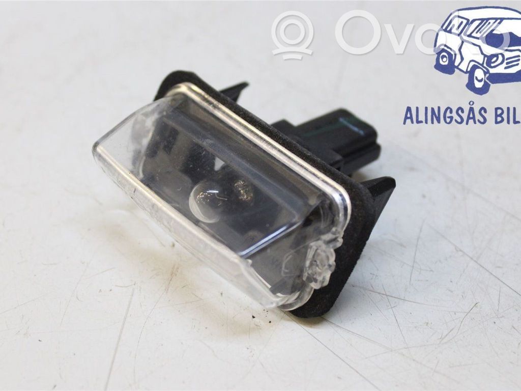 Toyota Auris E180 Éclairage de plaque d'immatriculation 
