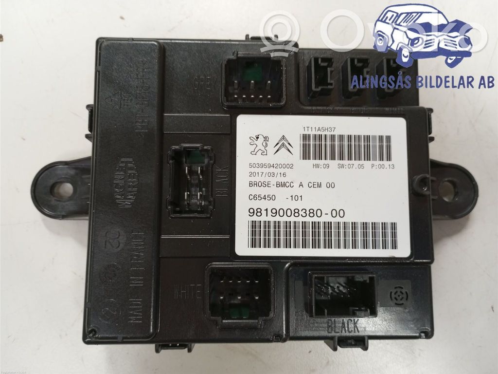 Citroen C4 Grand Picasso Sterownik / Moduł elektrycznej klapy tylnej / bagażnika 