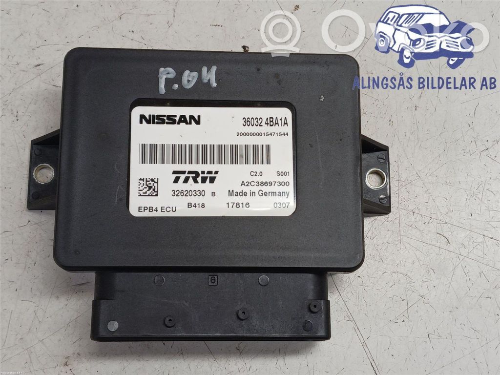 Nissan Qashqai Module de commande de frein à main 