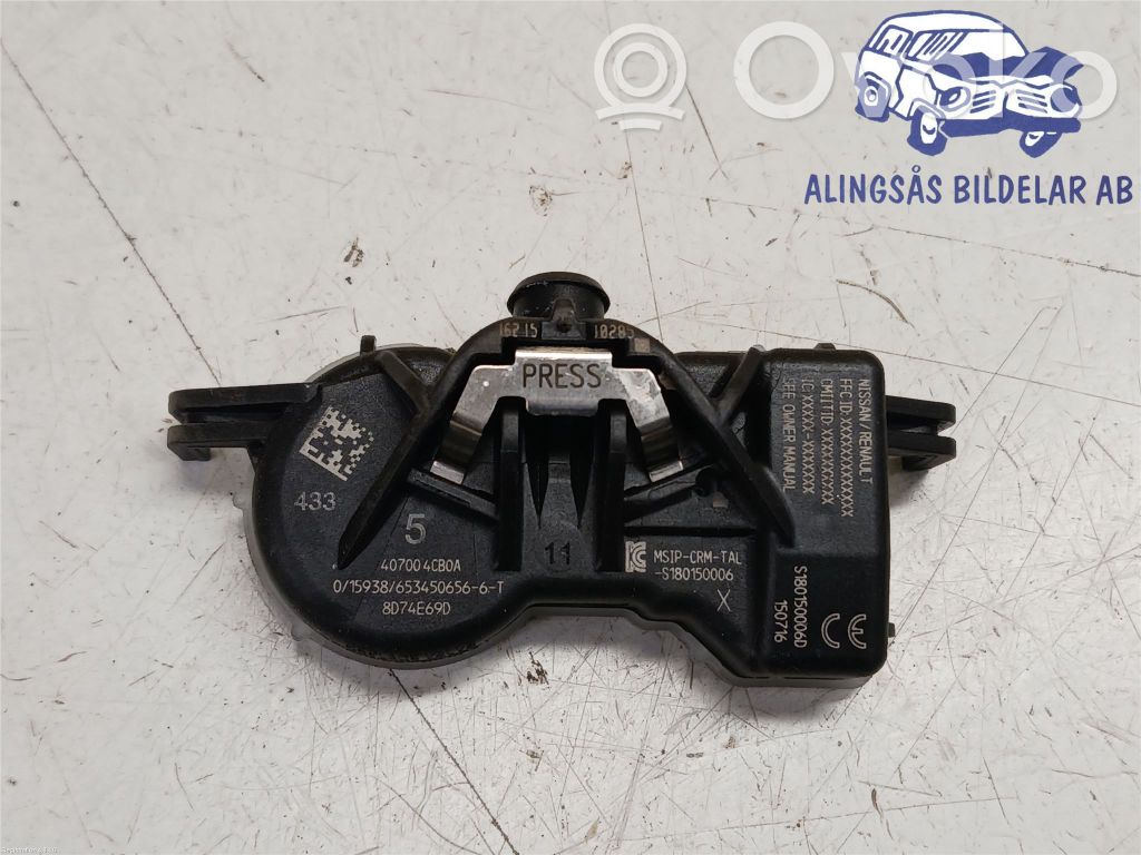 Renault Kadjar Sensor de presión del neumático 