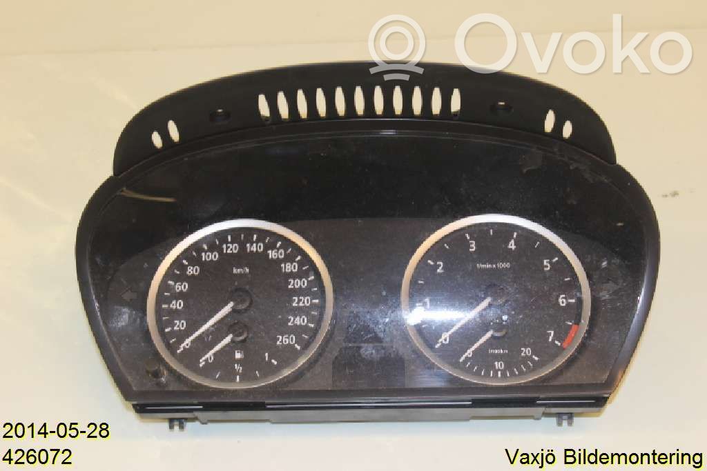 BMW 5 E60 E61 Speedometer (instrument cluster) 