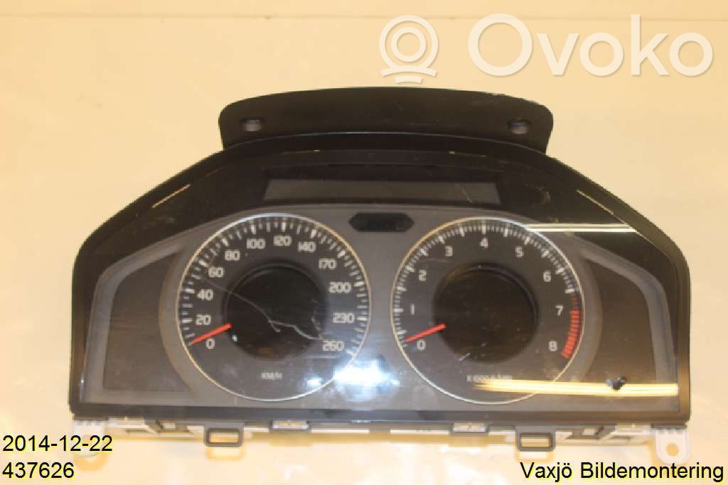 Volvo S80 Vitezometru (grup de instrumente) 