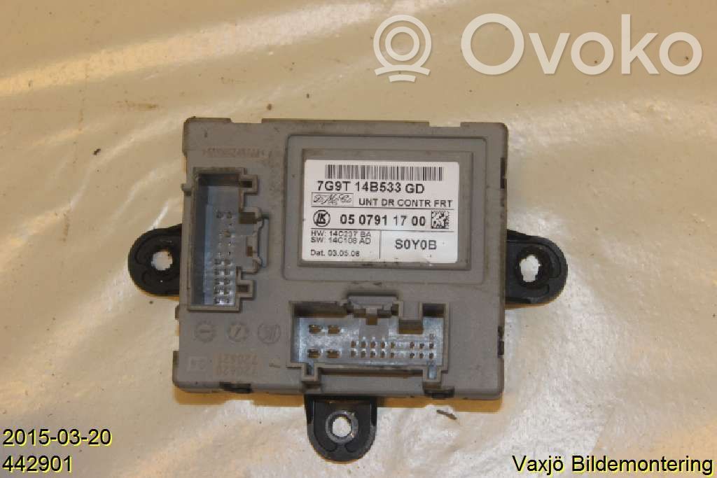 Other control units/modules   31295213,0507911700,7G9T14B533GD