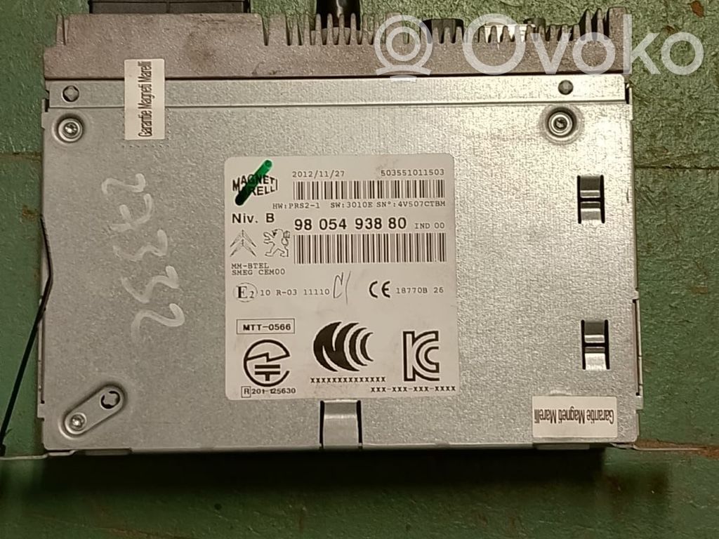 Peugeot 208 I Panel / Radioodtwarzacz CD/DVD/GPS 