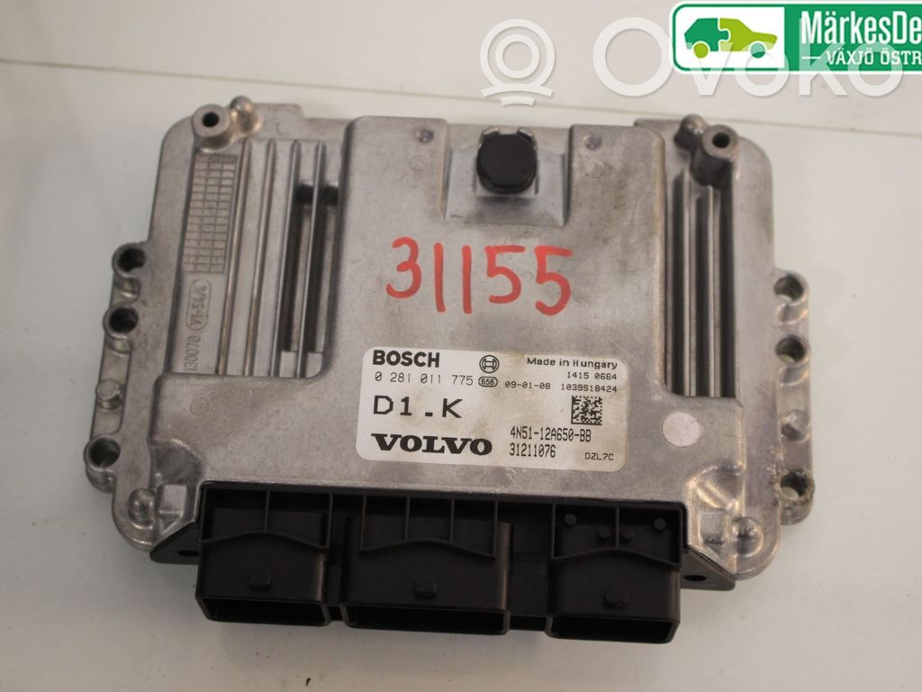 Unidad de control/módulo de la inyección   31211076,4N5112A650BB,0281011775