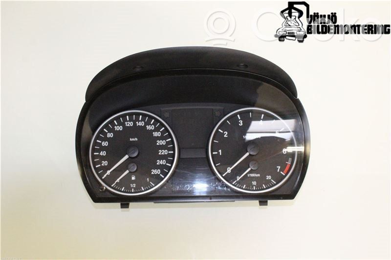BMW 3 E90 E91 Spidometrs (instrumentu panelī) 
